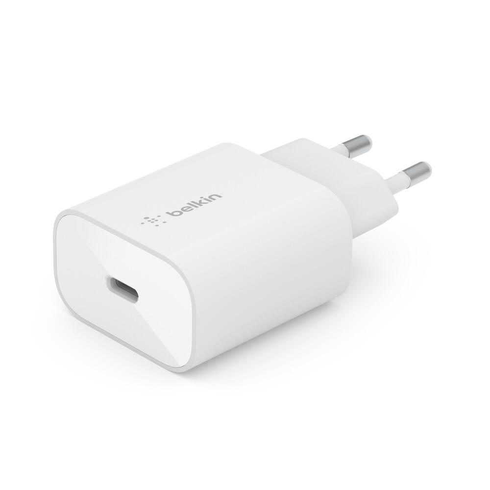 Belkin BoostCharge™ 25W USB-C Ladegerät mit Power Delivery, weiß Belkin BoostCharge™ 25W USB-C Ladegerät mit Power Delivery, weiß